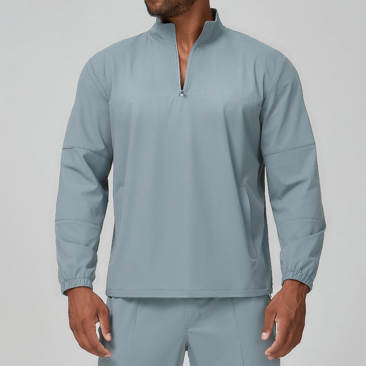 Men’s Half-Zip Long Sleeve Outdoor Training Top