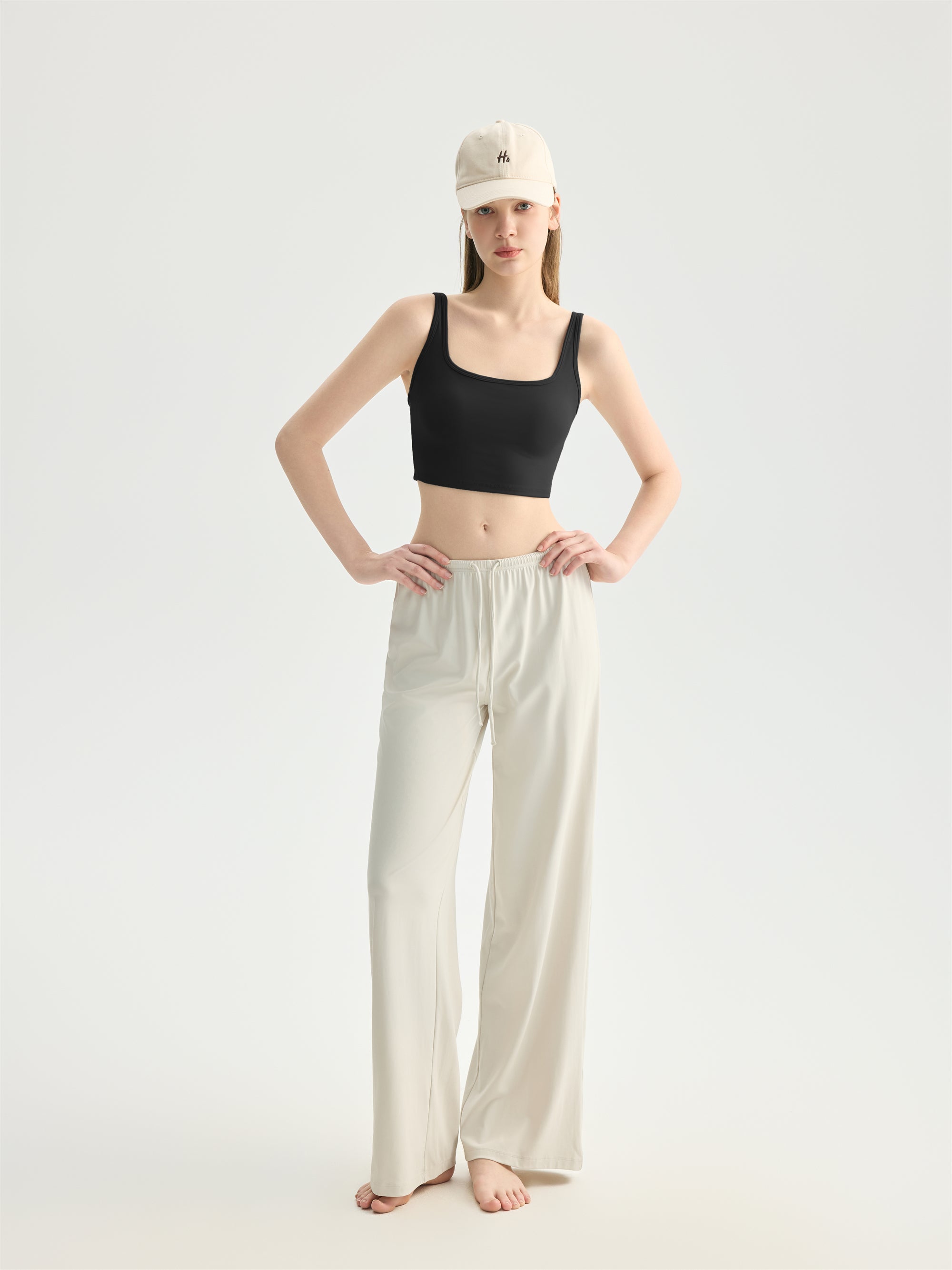 Square Neck U-Back Yoga Bra