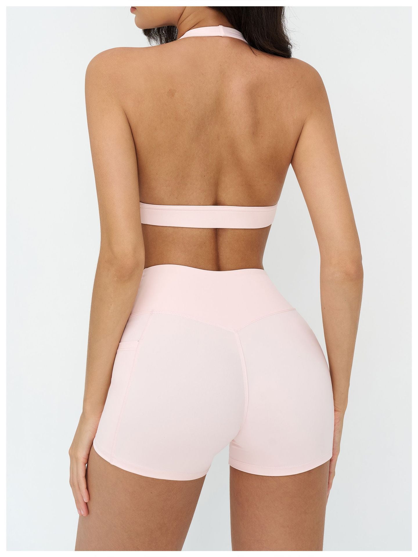 Women’s Cross-Front Halter V-Neck Sports Bra