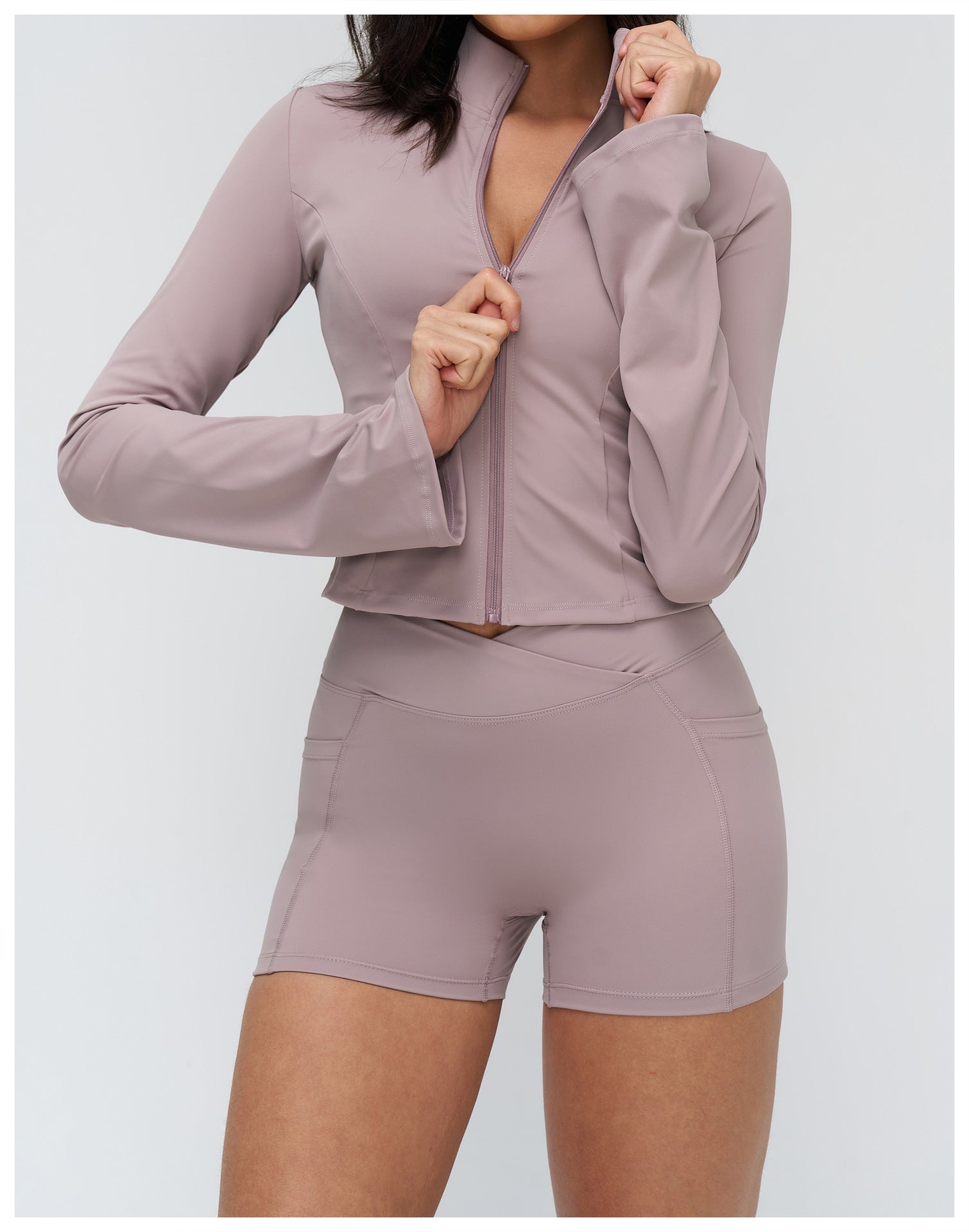 Women’s Slim-Fit Zip-Up Sports Jacket