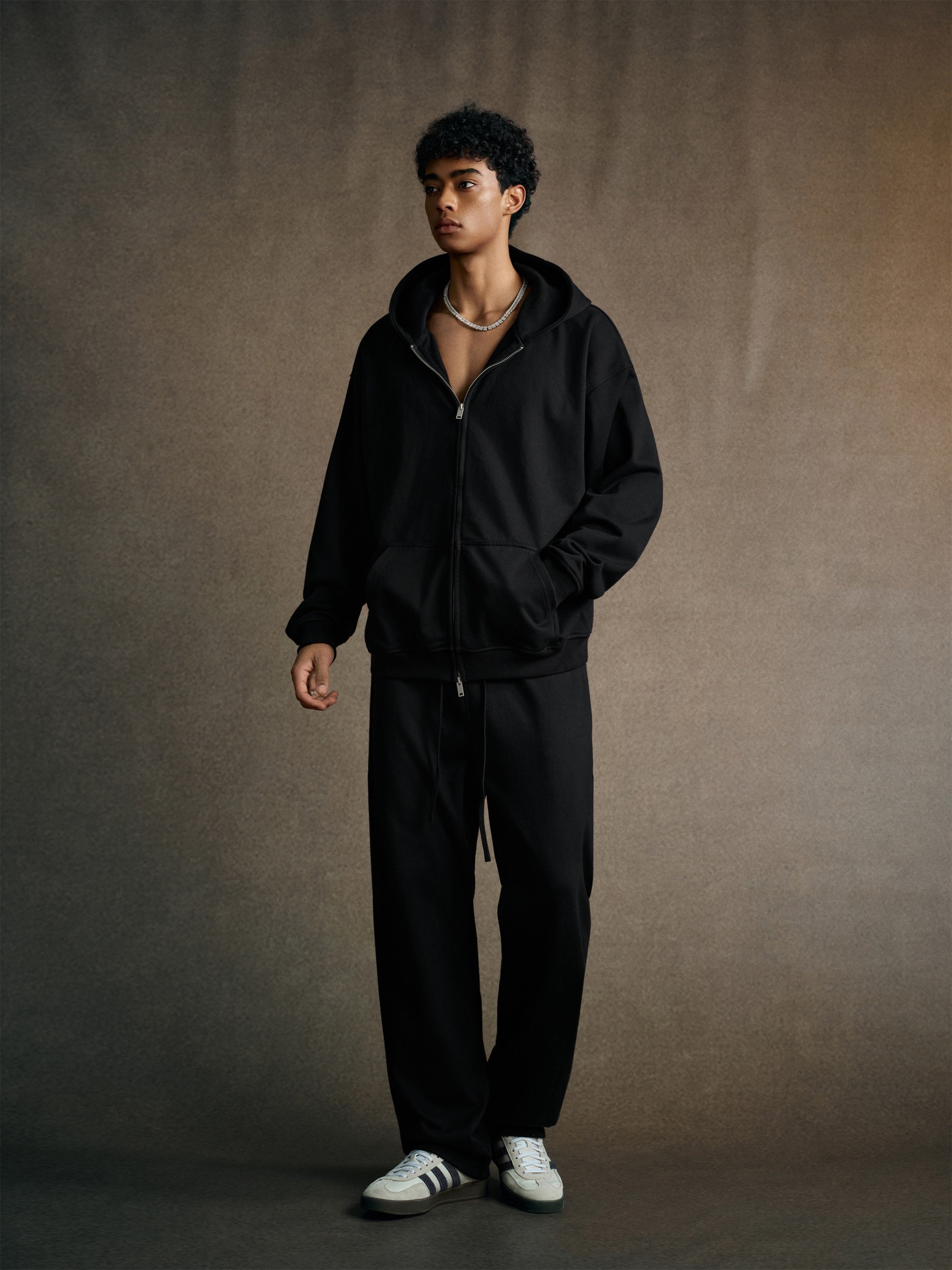Men’s Heavyweight Fleece Zip Hoodie (445G)