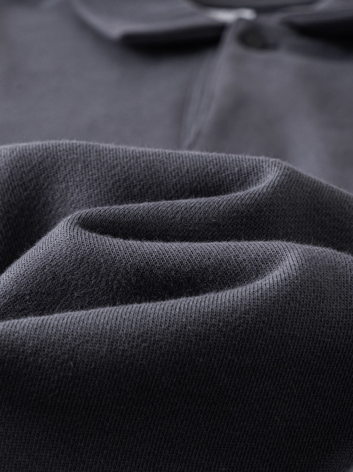 Men’s Heavyweight Fleece Oversized Polo Sweatshirt (445G)