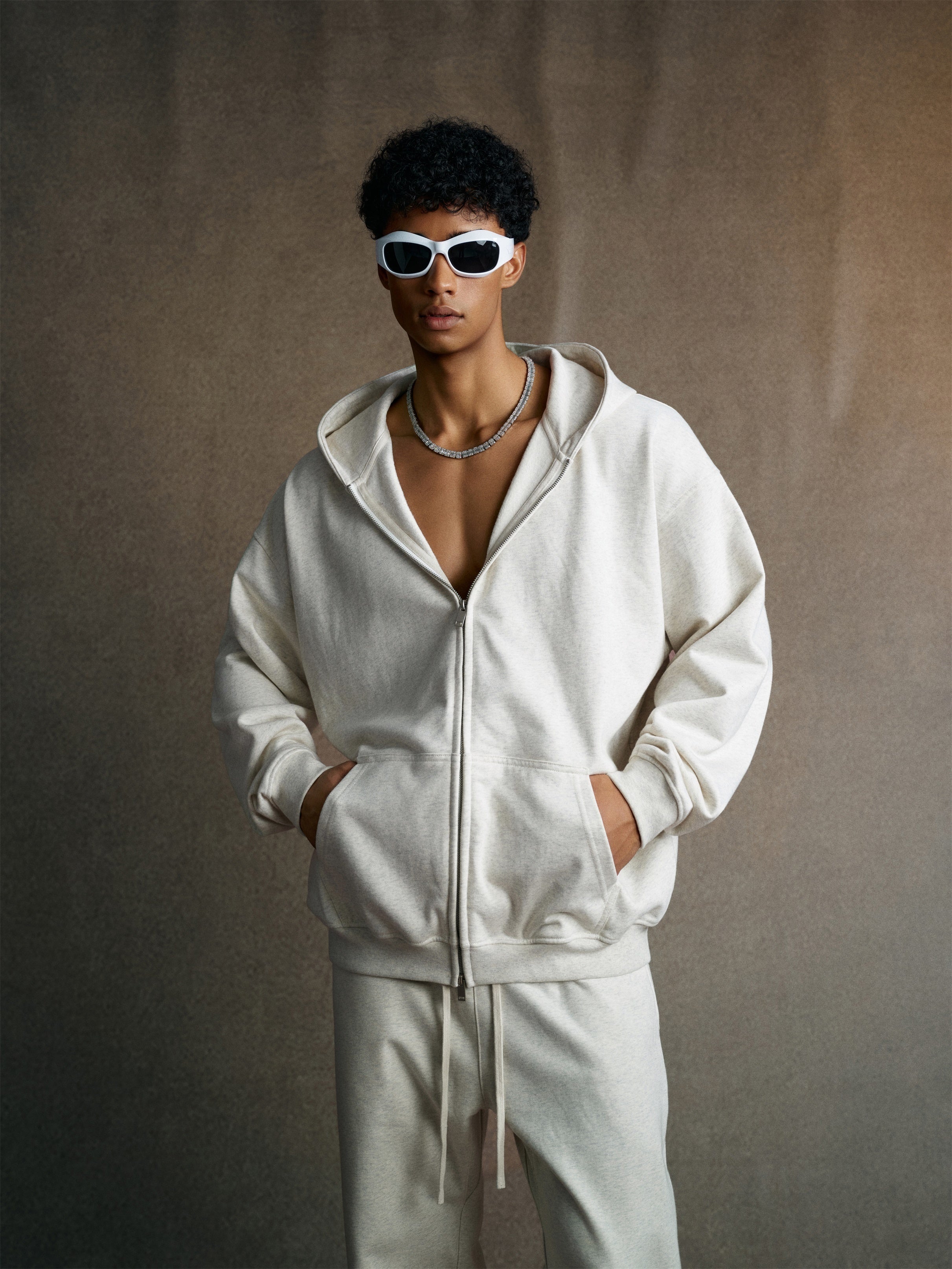 Men’s Heavyweight Fleece Zip Hoodie (445G)