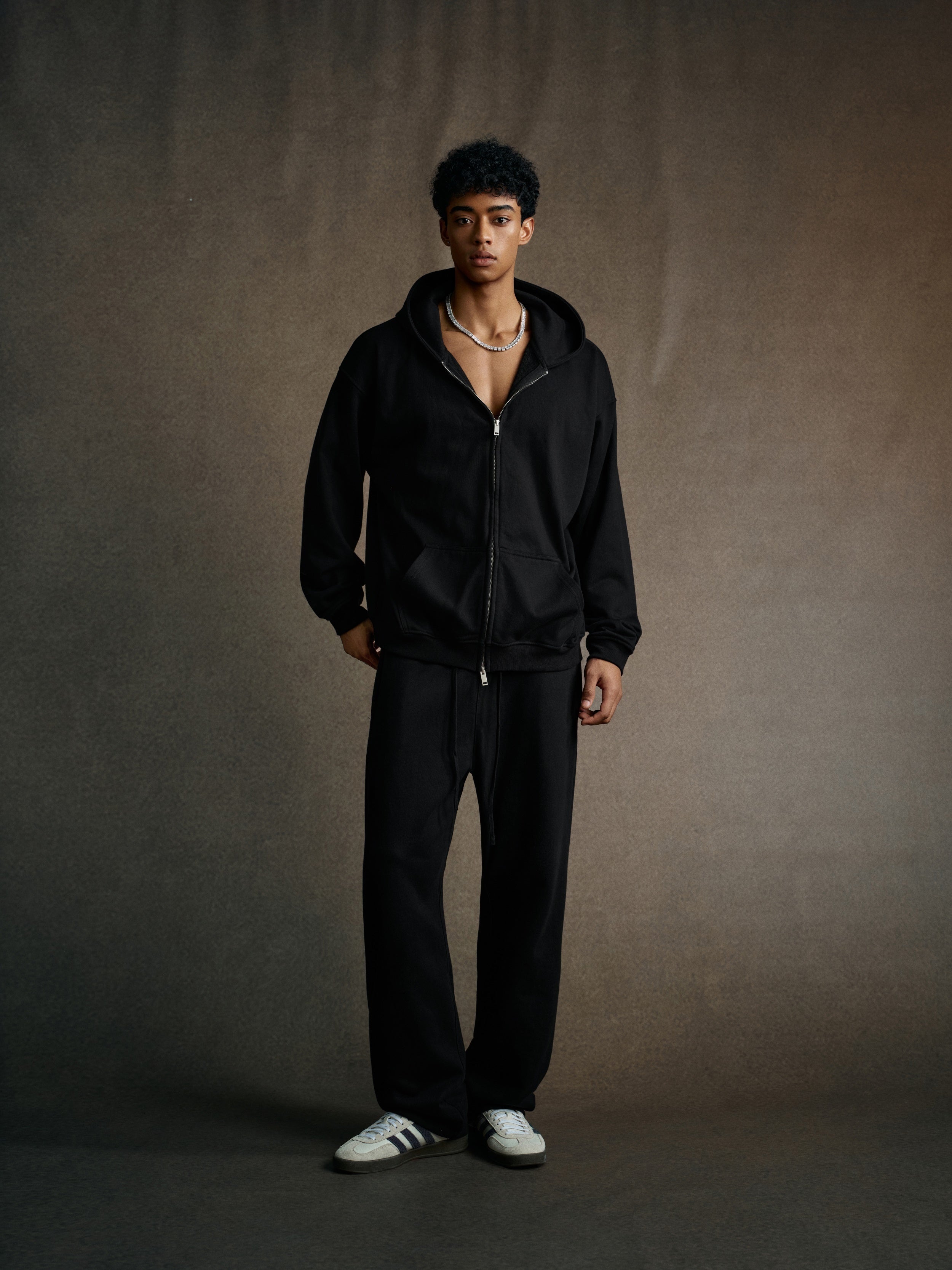 Men’s Heavyweight Fleece Zip Hoodie (445G)